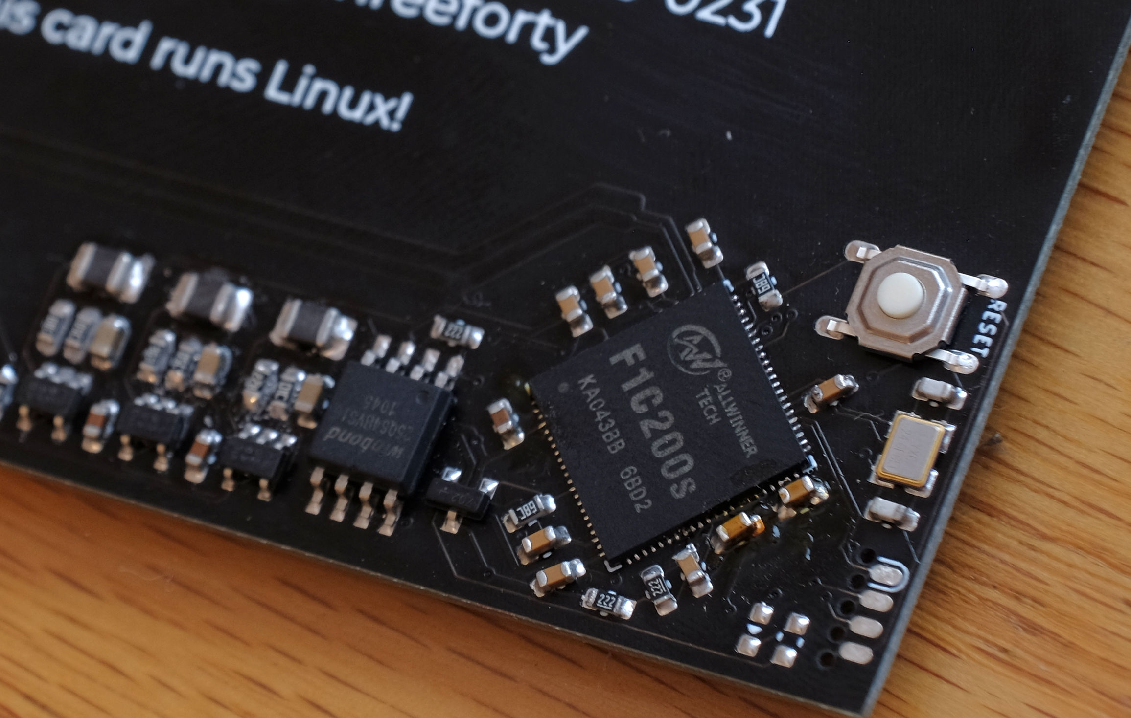 Pardon the soldering flux.  I had to fix a bridged pin.