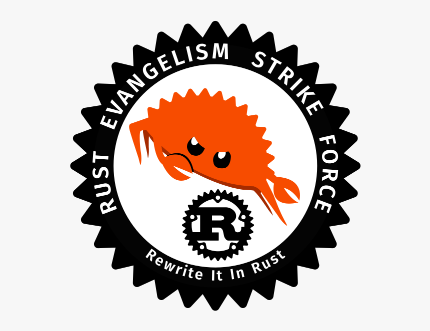 Rust evangelism strike force badge